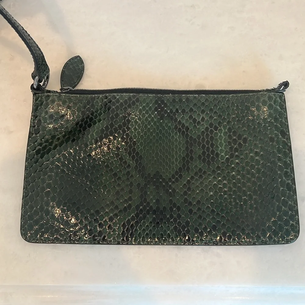 Alaïa green python bag - Picture 3 of 5